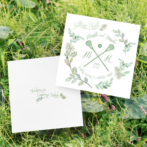 招待状50枚>【世界にひとつだけ！】完全オリジナルのペーパー