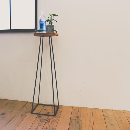 アルコール消毒スタンド 安定感あるアイアン製の土台 消毒除菌