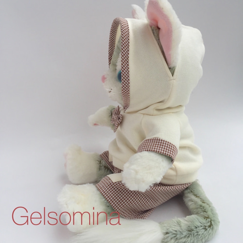 ジェラトーニSサイズ(27cm)コスチューム(アイボリーと ジェラトーニSサイズ(27cm)コスチューム(アイボリーと