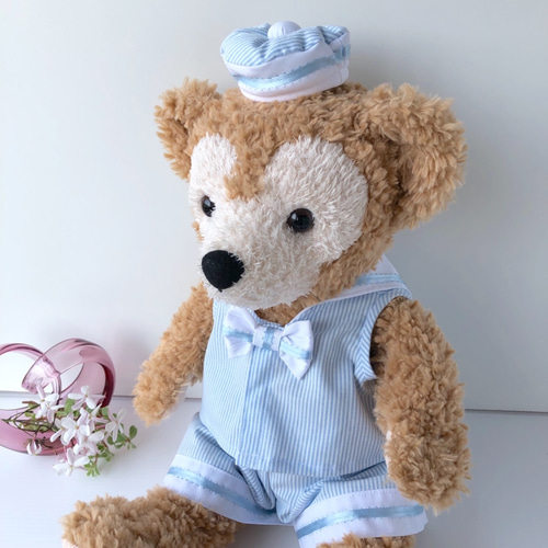 ダッフィーSサイズ（43cm）コスチューム（セーラーカラー