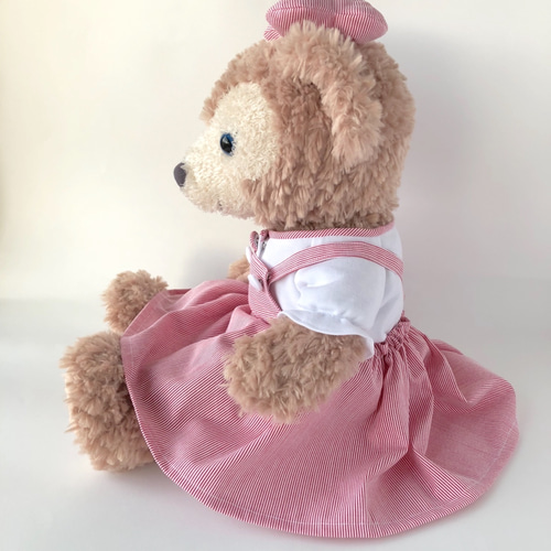 シェリーメイSサイズ（43cm）サロペットスカート（レッド