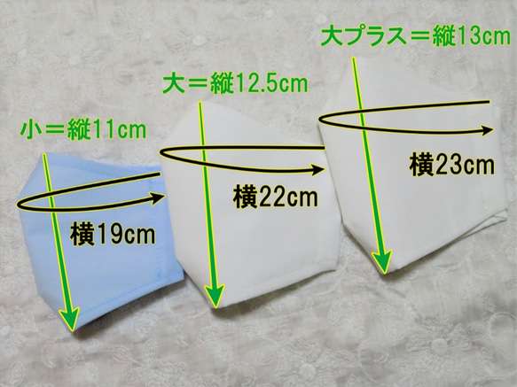 抗菌・抗ウィルス&不織布＆抗菌防臭Wガーゼ　3層構造立体マスク 2枚目の画像