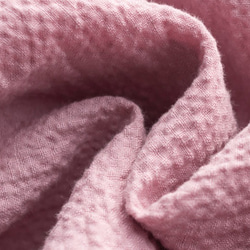 （再販5）特製リネン生地　切り替えワンピース　linen ロング丈 　浅いピンク 5枚目の画像