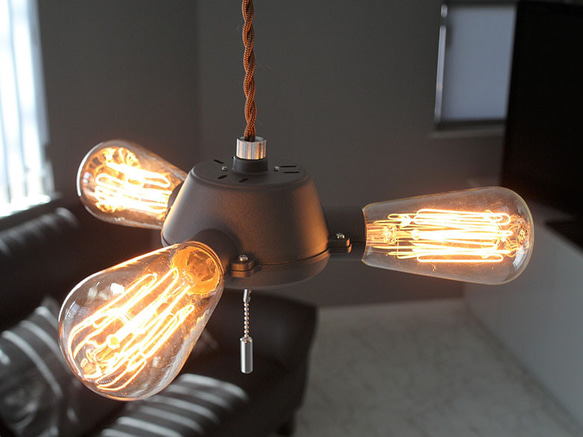 ペンダントライト　Grip（グリプ）　裸電球　シンプル　LED対応 1枚目の画像