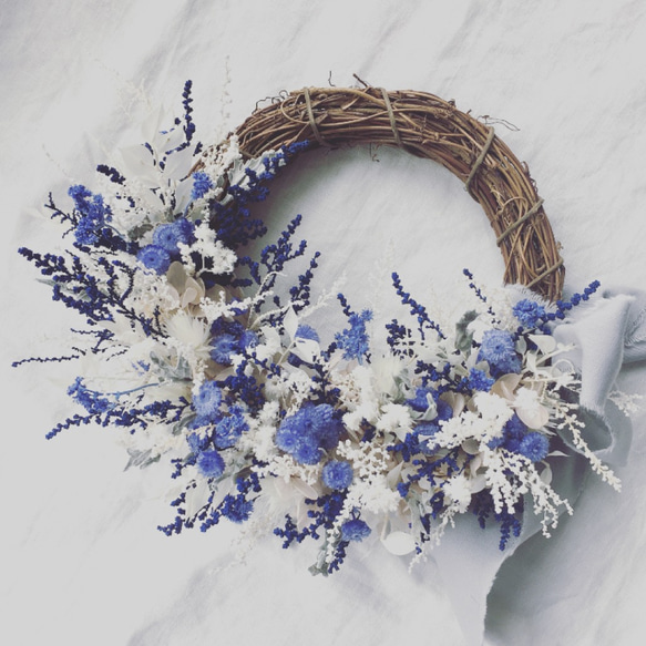 【sale】summer wreath #202 1枚目の画像