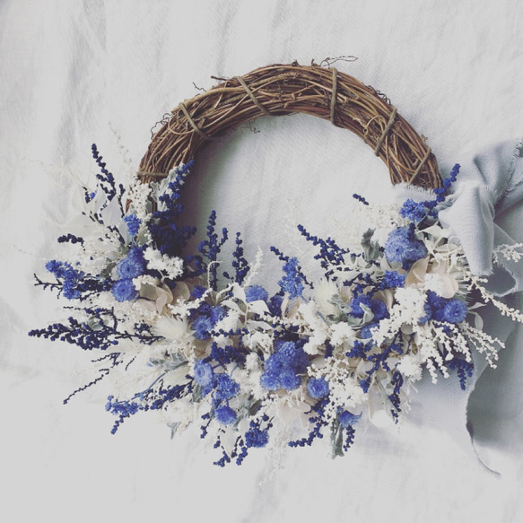 【sale】summer wreath #202 2枚目の画像