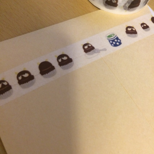 たぬきケーキマスキングテープ マスキングテープ チャーモ工房 通販