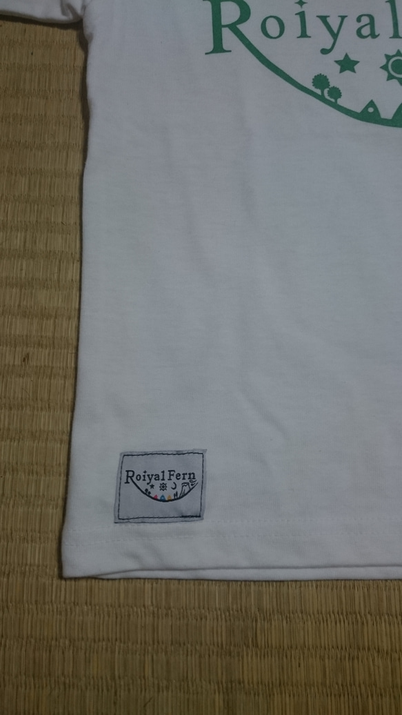 子供Tシャツ☆roiyalfernロゴ☆ 2枚目の画像