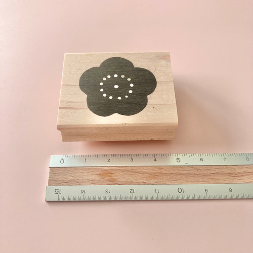 梅の花（大）※小サイズは別売りです【ラバースタンプ】 はんこ