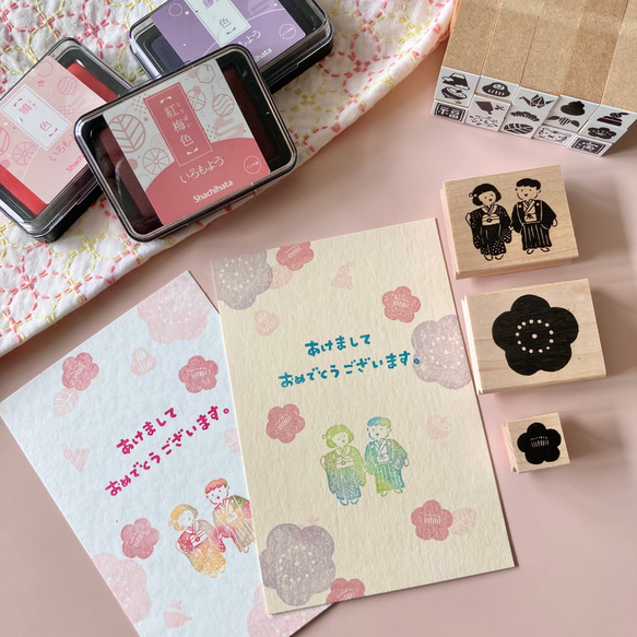 梅花（大） *小號另售 [橡皮圖章] 第4張的照片