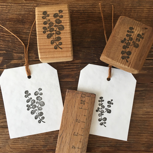 消しゴムはんこ　ユーカリセット　オーダーページ 消しゴムはんこ ユーカリセット オーダーページ 消しゴムはんこ