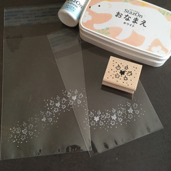 プラスチックにもぺたん★ステイズオンおなまえホワイトインク／主に非吸収面に使えるインクパッド 4枚目の画像