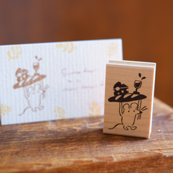 售完・老鼠君的快樂假期[橡皮圖章] 第1張的照片