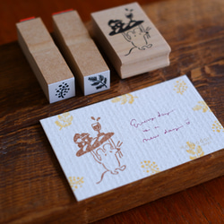 售完・老鼠君的快樂假期[橡皮圖章] 第2張的照片