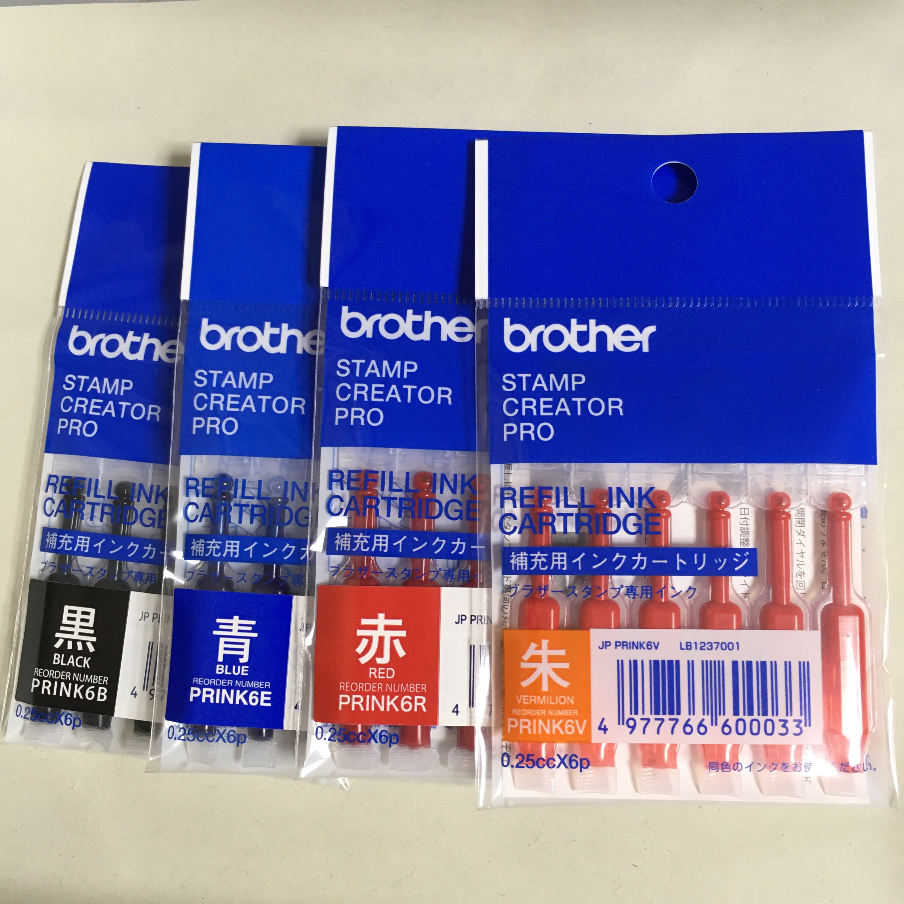 1袋滲透密封補充墨水【每種顏色6瓶，一次性型】顏色可選其他雜貨はんこどりHankodori 的作品8617685｜Creema