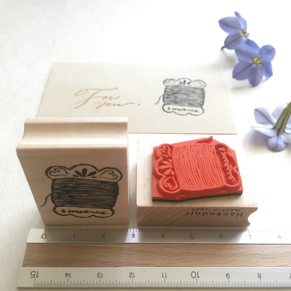 販売終了予定品・糸巻き【ラバースタンプ】 3枚目の画像