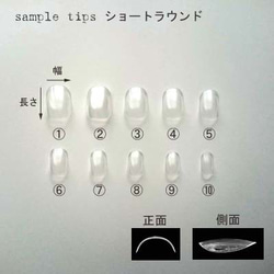 ブラウン×ピンク　ベルベットネイルチップ 3枚目の画像