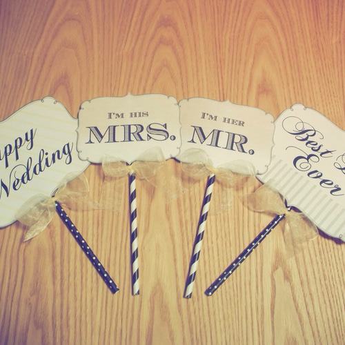 結婚式♡フォトプロップス12本セット☺︎︎✩