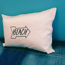 BEACH SIGN PILLOW CASE 2枚目の画像