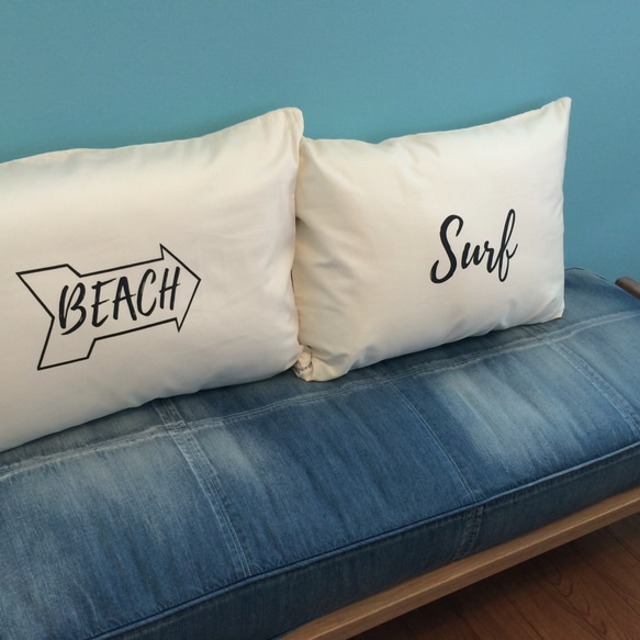 BEACH SIGN PILLOW CASE 3枚目の画像