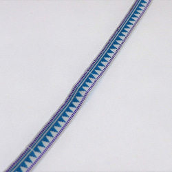 【送料無料】タイモン族　チロリアンテープ　10mm幅　1M　ブルー 2枚目の画像