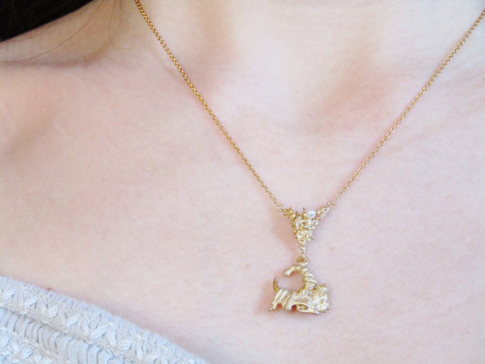 Goodnight ~moon~　ネックレスS　ゴールド