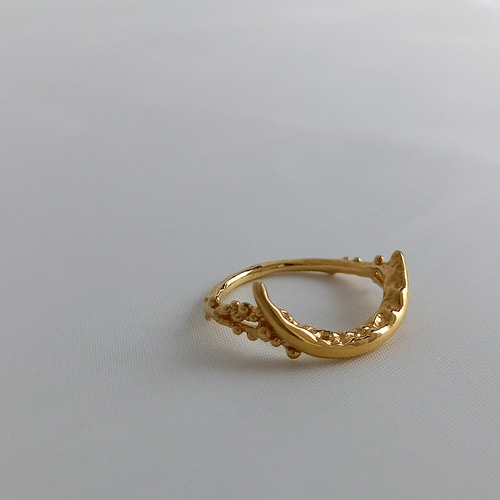 月の満ち欠け リング GOLD 指輪・リング fucco 通販 8974709