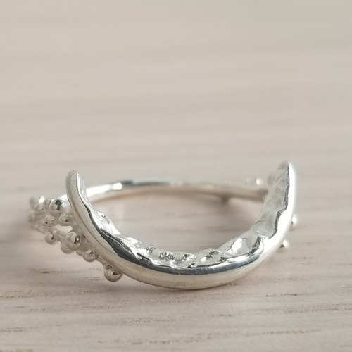 月の満ち欠け リング SV 指輪・リング fucco 通販 8974731