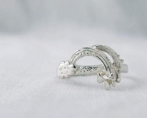 こころに虹を リング SV 指輪・リング fucco 通販 9250635｜Creema