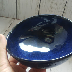 なまこ釉の楕円皿 3枚目の画像