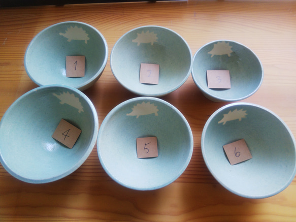 ハリネズミ茶碗 5枚目の画像