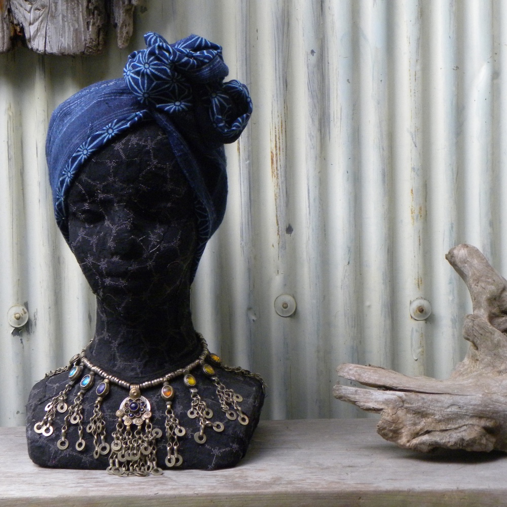 シェアスピリット レザー調ターバン ヘアーバンド シェア