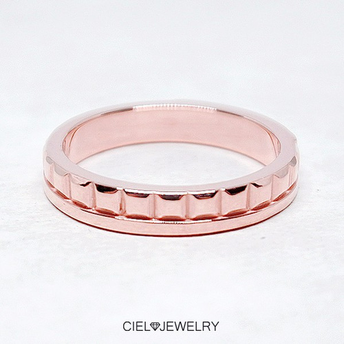 キャトル リング K18ピンクゴールドコーティング シルバー925 K18GP SV