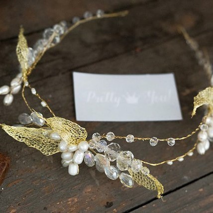 ゴールドリースヘッドピース