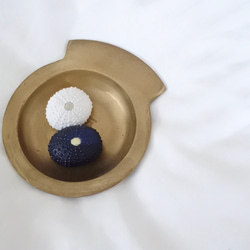 ２サイズ　ウニ ピンクッション  真夜中の色 sea urchin pincushion midnight blue 7枚目の画像