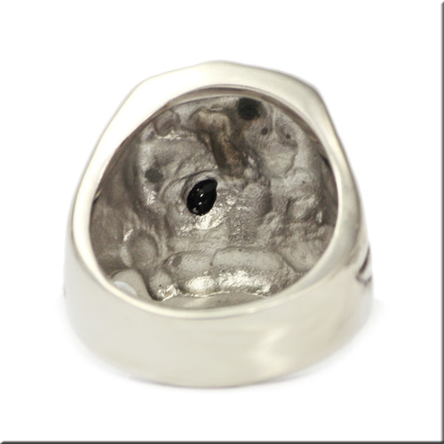 サンマークシガレットスカル/ドクロリング髑髏 指輪25号メンズハード