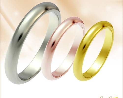 指輪/刻印無し/箱別物 太さ違いのペアリング 刻印無料 316Lstainless ギフトボックス