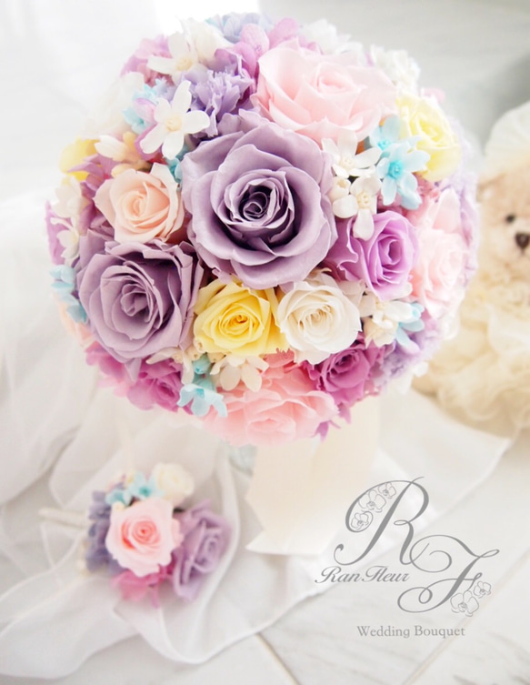 オーダーメイド/プリザーブドフラワー/ウェディングブーケ  