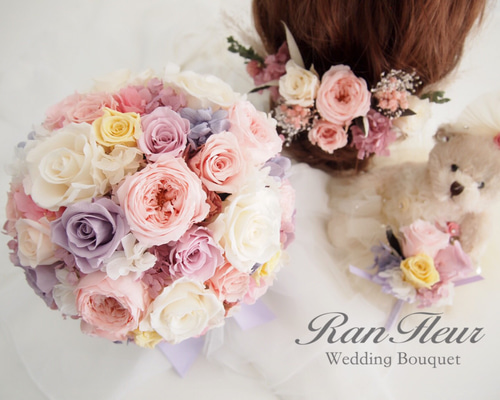 お好きなお花で*オーダーメイド/プリザーブドフラワーブーケ