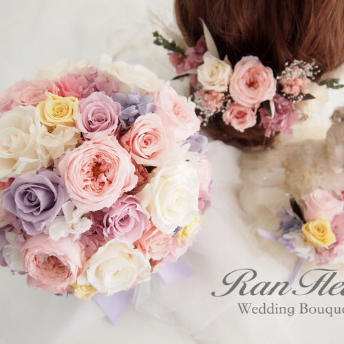 お好きなお花で*オーダーメイド/プリザーブドフラワーブーケ  