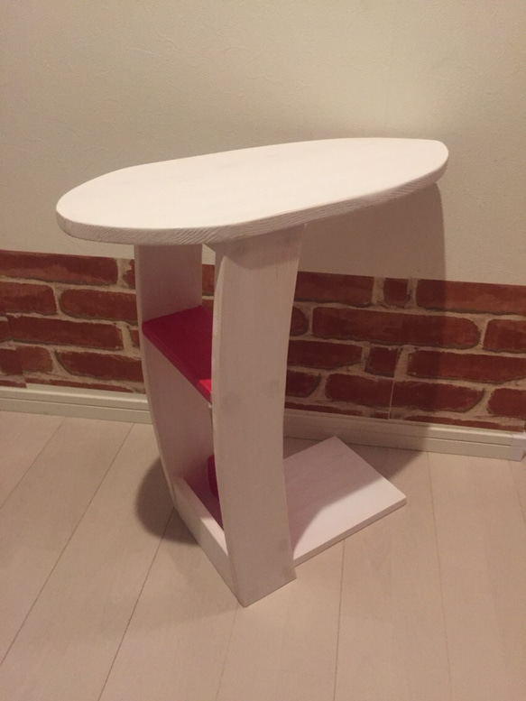 ‼︎送料込‼︎ 白いコーヒーテーブル・サイドテーブル 2枚目の画像