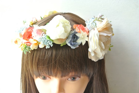 flower crown☆OW/PU/OR 4枚目の画像