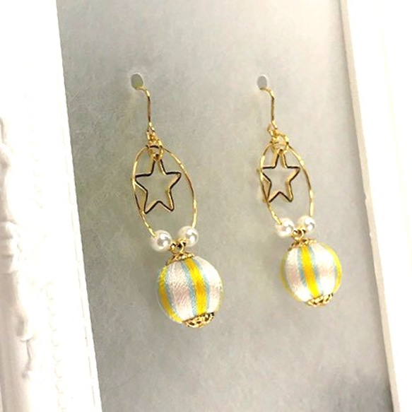 Creema限定 巻き玉⭐︎ピアス/イヤリング 7枚目の画像