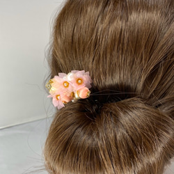 桜の髪飾り　コームタイプ　桜花　Creema限定 9枚目の画像