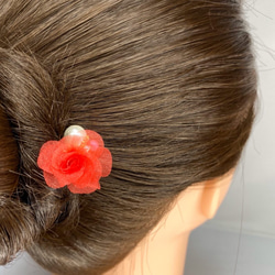 薔薇の女王風ヘアアクセサリー　Creema限定 4枚目の画像