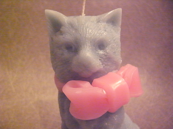 猫キャンドル 1枚目の画像