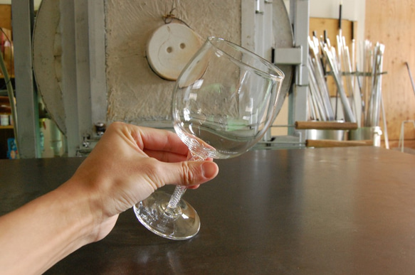 エアツイストワイングラス　受注生産 3枚目の画像