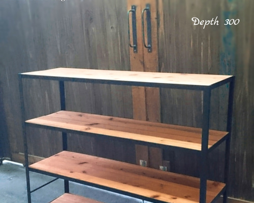 オーダーアイアンシェルフ アイアンシェルフオーダー用 棚・シェルフ・ラック Number 6's 通販