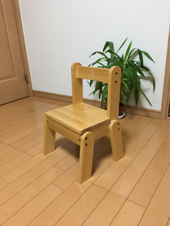 木製こども椅子 2枚目の画像