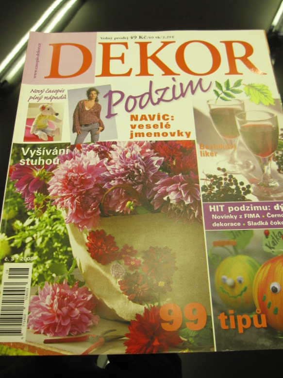 チェコの楽しい手づくり雑誌　2008　秋号 1枚目の画像